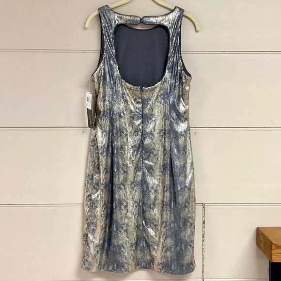 Betsy & Adam Sequin Formal Short Dress - Picture 2 of 14